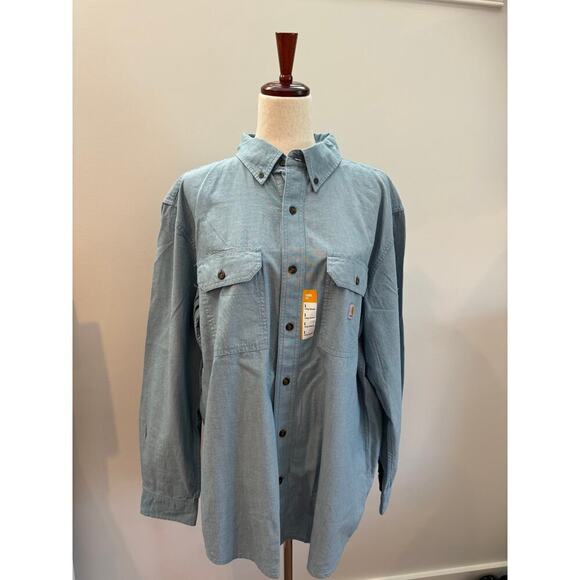 Carhartt Other - NWT CARHARTT Mens Chambray Shirt Size Large